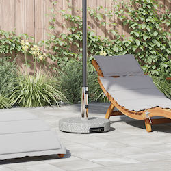 vidaXL Стойка за чадър от Метал Granite Grey