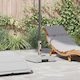 vidaXL Roata de mobilier din Metal Granite Grey