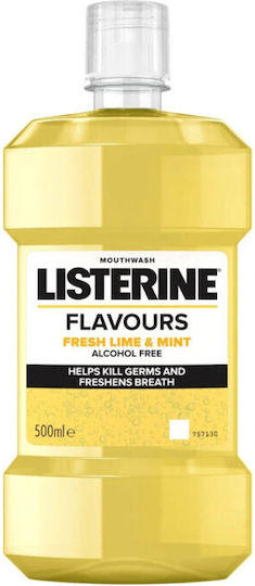 Listerine Fresh Lime & Mint Στοματικό Διάλυμα 500ml