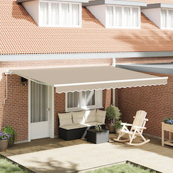 vidaXL Awning Fabric Beige 4.5x3m