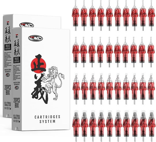 Set 40 Cartuș Ac Pentru Tattoo 8 Tipuri Module Ac 1003rl 1005rl 1007rl 1009rl 1007rm 1009rm 1013rm 1015rm Din Oțel Inoxidabil 316 Linii Contururi Umplere En04x-40kit-dl