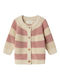 Kinderstrickjacke Baumwolle Rosa