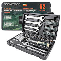 Rockforce 1/4" 62-piece Socket Set Rockforce 1/4" 62-piece Socket Set