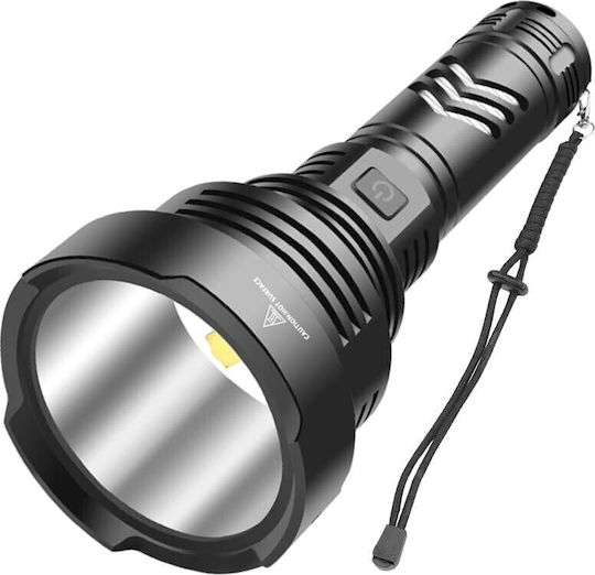 Lanternă cu Bliț LED Reîncărcabilă cu Luminozitate Maximă 100lm