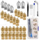Set Duză Pentru Imprimante 3D 30 Bucăți 0.2mm 0.4mm 0.6mm M6 Șurub 1.75mm Filament Cupru Oțel Inoxidabil Tije de Curățare Creality Ender 3 V2 Ender 3 Ender 3 Pro Ender 3 Max Ender 5 Pro Ender 3 S1 Ender Neo Cr