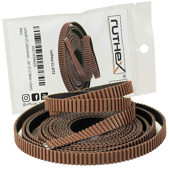 Ruthex Curea de Timp 2m X 6mm Accesorii pentru imprimante 3D Prusa I3 Anet A8 A6 Anycubic I3 Mega Ender 3/5 Sidewinder X1