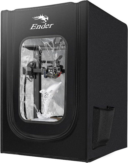 Husă pentru Imprimantă 3D Creality Ender 3v2/3v2 Neo Ender 3s1/3s1 Pro Ender 3pro/Ender 3 3neo Ender 3max Neo Ender 6se/Ender 5 5pro 5s1 Rezistent la Foc Waterproof Dustproof Detachabilă 750x650x550mm Neagră
