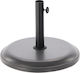 Umbrella Stand made of Cement in Black Color 30x30cm