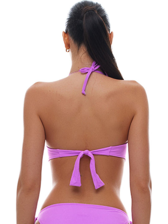 Bluepoint Bikini Bra with Detachable Straps Purple