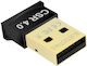 Bluetooth Usb Dongle Adapter Bluetooth 4.0 Up To 25mbps Black