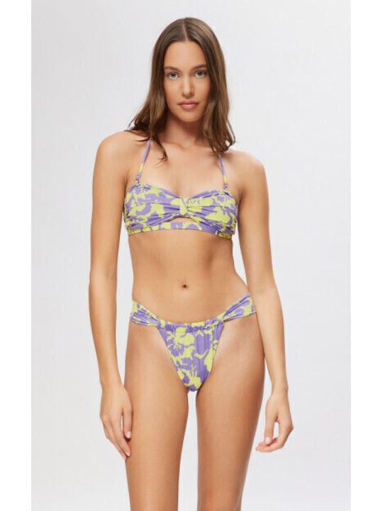 Bikini Slip Lilac, Yellow