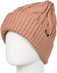 Roxy Snow Cake Beanie Beanie Knitted in Brown c...