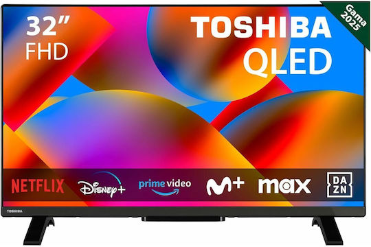 Toshiba Smart Τηλεόραση 32" Full HD QLED QV2F HDR (2024) 32QV2F63DG
