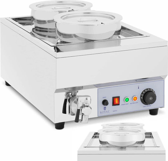Stație Electrică De Încălzire Ciocolată Fondue Supă 1500 W 2 X 7 L