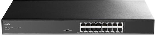 Cudy GS1016L v1 Unmanaged L2 Switch με 16 Θύρες Gigabit (1Gbps) Ethernet