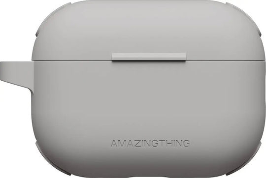 AmazingThing Omni Θήκη Σιλικόνης σε Γκρι χρώμα για Apple AirPods Pro 2