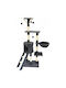 Cat Playset 51x36x138 Cm 6 Levels Sisal Toys Black