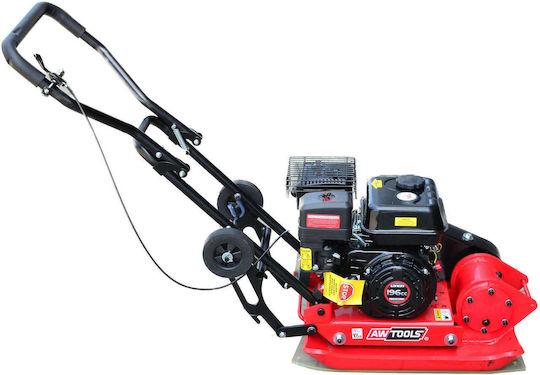 Awtools Виброплоча Zg-90p Мат + Колела 86кг 6.5к.с. 550x420мм