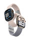 Amazingthing Blend Band for Apple Watch 42mm 2-Pack Pink-Gray/Pink
