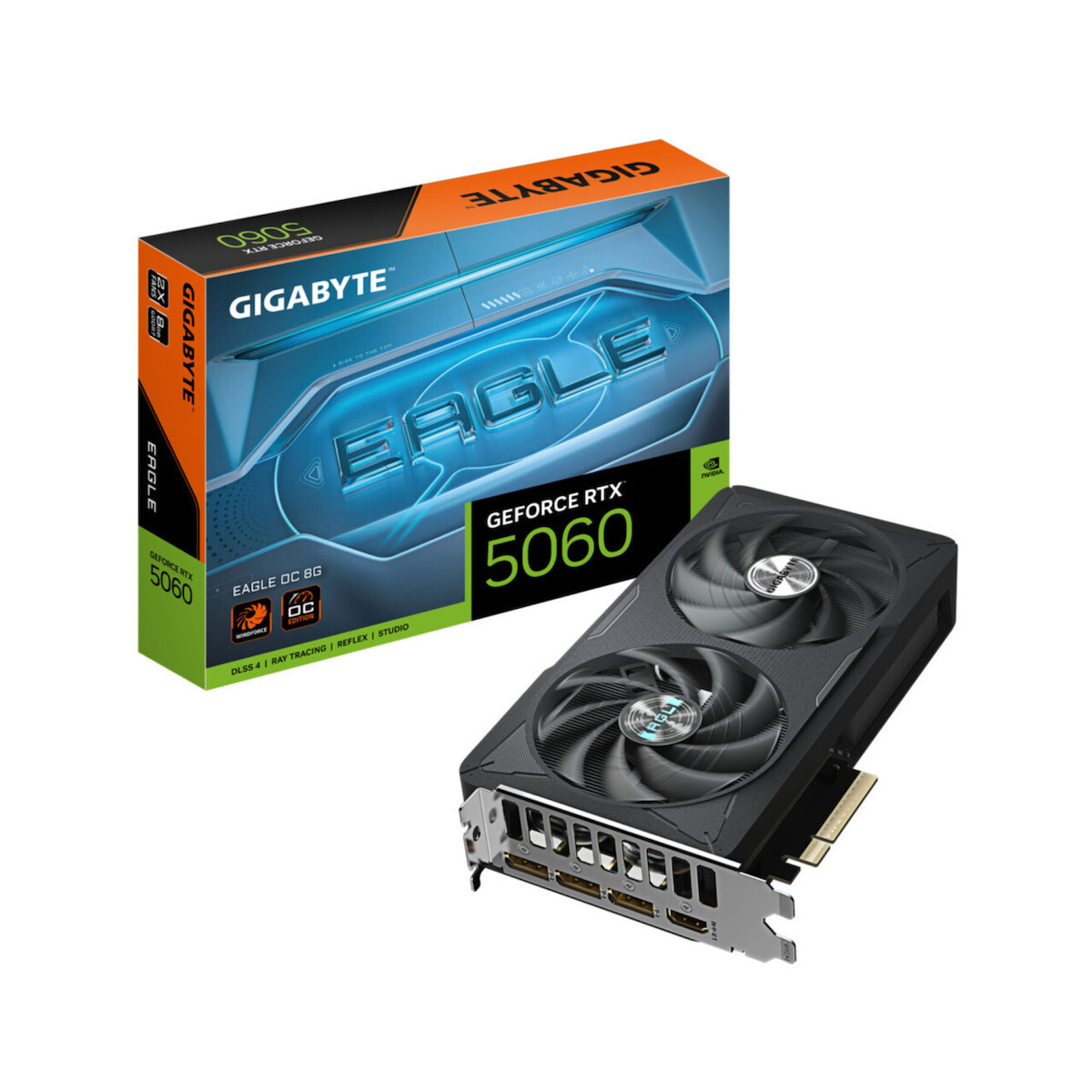 Gigabyte GeForce RTX 5060 8GB GDDR7 Eagle OC Κάρτα Γραφικών