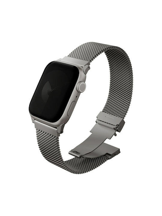 Uniq Λουράκι Ανοξείδωτο Ατσάλι Ασημί (Apple Watch 49/46/45/44mm, UNIQ)