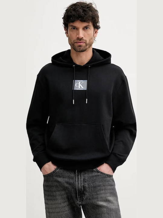 Calvin Klein Суитшърт с Качулка Black