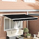 vidaXL Material pentru copertină Negru 2.5x3.5m