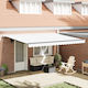 vidaXL Awning fabric White 3x4.5m