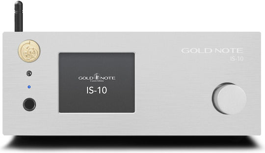 Gold Note IS-10 Ολοκληρωμένος Ενισχυτής Hi-Fi Stereo 140W/4Ω 90W/8Ω Silver