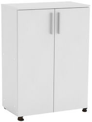 Mega Bazaar Ντουλάπι Μπάνιου 60x36x80cm Λευκό