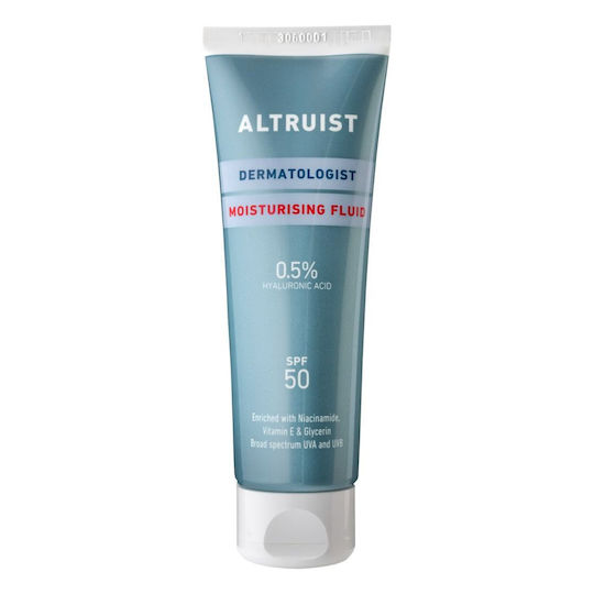 Altruist Moisturising Fluid Sunscreen Niacinamide Vitamin E Glycerin Αντηλιακό Spf50 50ml