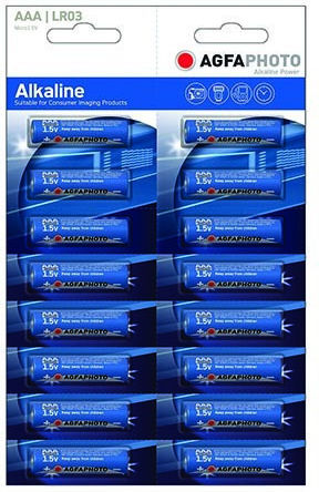 AgfaPhoto Baterii Alcaline AAA 1.5V 16buc