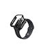 AmazingThing Πλαστική Θήκη σε Μαύρο χρώμα για Apple Watch 46mm