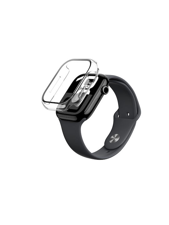 AmazingThing Plastic Case in Transparent color for Apple Watch 46mm