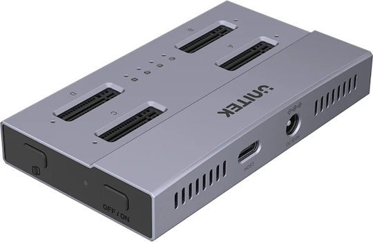Unitek Docking Station για 4 Σκληρούς Δίσκους SATA (S1243BGY01-EU)