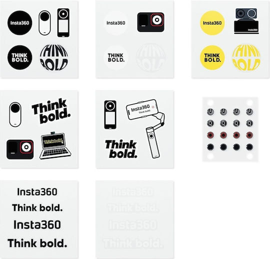 Insta360 Button Sticker Set Tactile Button Stickers Locate Easier Buttons Cinseavr