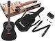 Ibanez Ibanez Akustische Gitarre Weathered Schwarz Schwarz Offene Poren