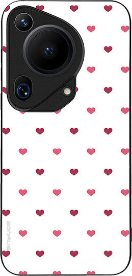 Sonique Heart Series Handyhülle Huawei Pura 70 Ultra Weiß 01