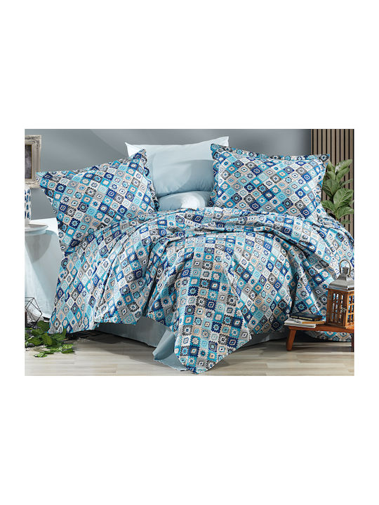 MayHome Sheet Sets Semi-Double with Elastic 120x200+25cm. Geometric 3pcs