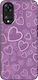 Θήκη Sonique Heart Series Oppo A78 5g Βιολετί