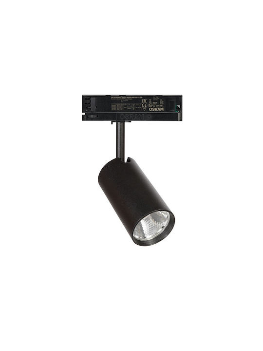 VK Lighting Единично LED Студено бяло Спот в Черен Цвят