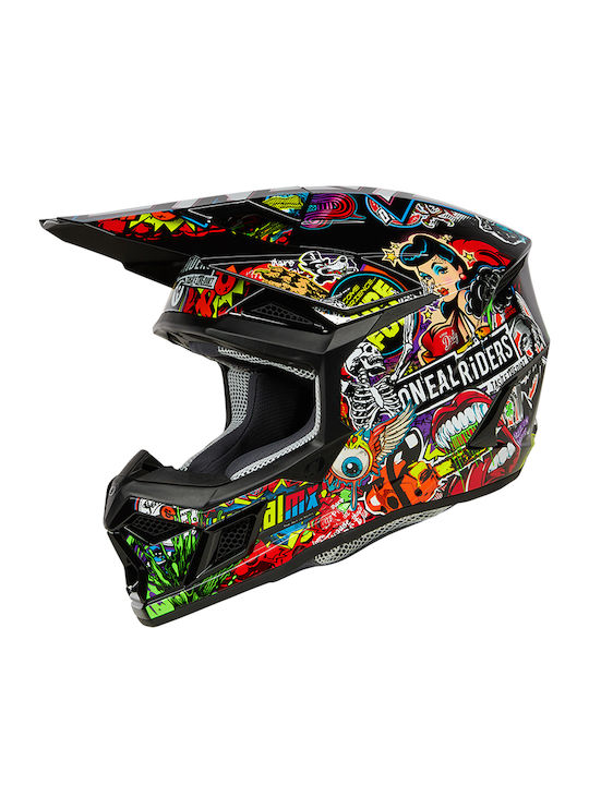 O'Neal 3SRS Junior Crank V.24 Children's Motorcycle Helmet Motocross ECE 22.06