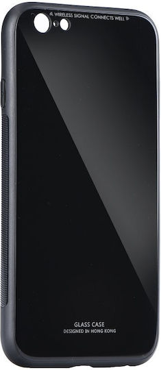 Forcell Back Cover Tempered Glass / Πλαστικό Σετ με Τζαμάκι Μαύρο (Huawei Mate 20)