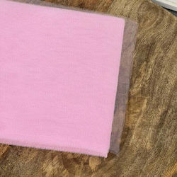 Tulle Handkerchief Set/100 25x25cm Pink