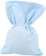 Beutel Leinensack Set/5 14x18cm Hellblau