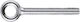 Index Eye Bolt Metallic with Diameter M16 and Length 16mm 25pcs