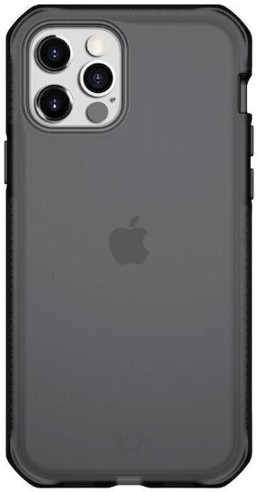 ITSkins Umschlag Rückseite Schwarz (iPhone 13 Pro Max)