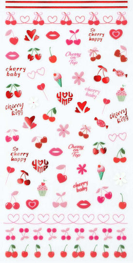 Essence So Cherry Happy Стикери за Нокти с Аромат на Череша 78 Броя