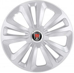 Τάσια 16" με Σήμα Rover 4τμχ Πορτοκαλί 14490