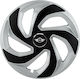 Car Hubcap Set with Mini Cooper Emblem 16" 4pcs Gray